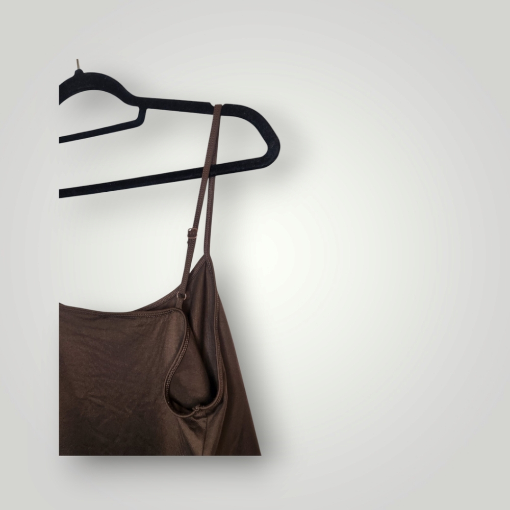 Lane Bryant Brown Spaghetti Strap tank Top size 18 20 - Picture 6 of 10